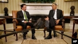 President Obama meets with Brunei’s Sultan Hassanal Bolkiah in the Oval Office of the White House, Washington, March 12, 2013.