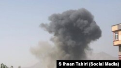 آرشیف صدای امریکا- تصویر از یک انفجار در شهر کابل 