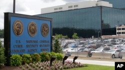 FILE - The National Security Administration campus in Fort Meade, Maryland, where the U.S. Cyber Command is located. The U.S. military has launched a newly aggressive campaign of cyberattacks against Islamic State militants.