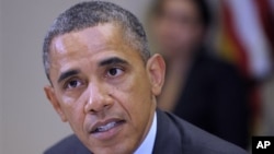 President Barack Obama makes a statement on efforts on drought Aug. 7, 2012