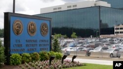 FILE - The National Security Administration campus in Fort Meade, Maryland, where the U.S. Cyber Command is located. The U.S. military has launched a newly aggressive campaign of cyberattacks against Islamic State militants.