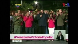 Maduro asegura triunfo chavista, oposición desconoce los resultados