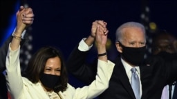 Joe Biden e Kamala Harris (7 Novembro 2020, arquivo)
