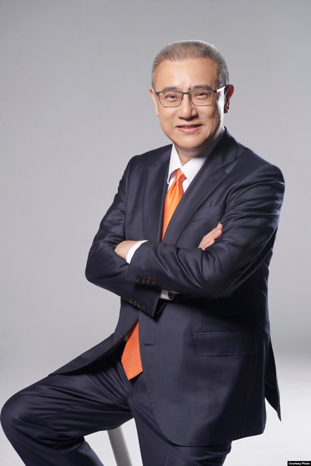位于台北的蓝涛亚洲总裁黄齐元(photo:VOA)
