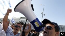 Από την διαμαρτυρία των οδηγών ταξί