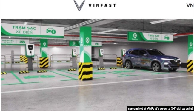 VinFast nói họ sẽ xây 2.000 trạm xạc ô tô điện trên khắp Việt Nam trong năm 2021.