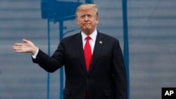 Le président Donald Trump à Air Force Academy, au Colorado (Photo AP / David Zalubowski)