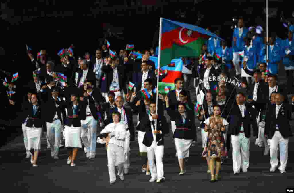 Azərbaycan komandası Olimpiya oyunlarının a&ccedil;ılışında