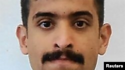 Le sous-lieutenant de la Royal Saudi Air Force Mohammed Saeed Alshamrani, aviateur accusé d'avoir tué trois personnes dans une base de l'US Navy à Pensacola, en Floride. Photo non datée publiée par le FBI le 7 décembre 2019 via REUTERS.