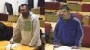 Bosnia and Herzegovina, combo photo of Emir Ališić (left) and Hamza Labidi (right), suspect for joining terrorist group in Syria in Court of Bosnia and Herzegovina, december 2019.