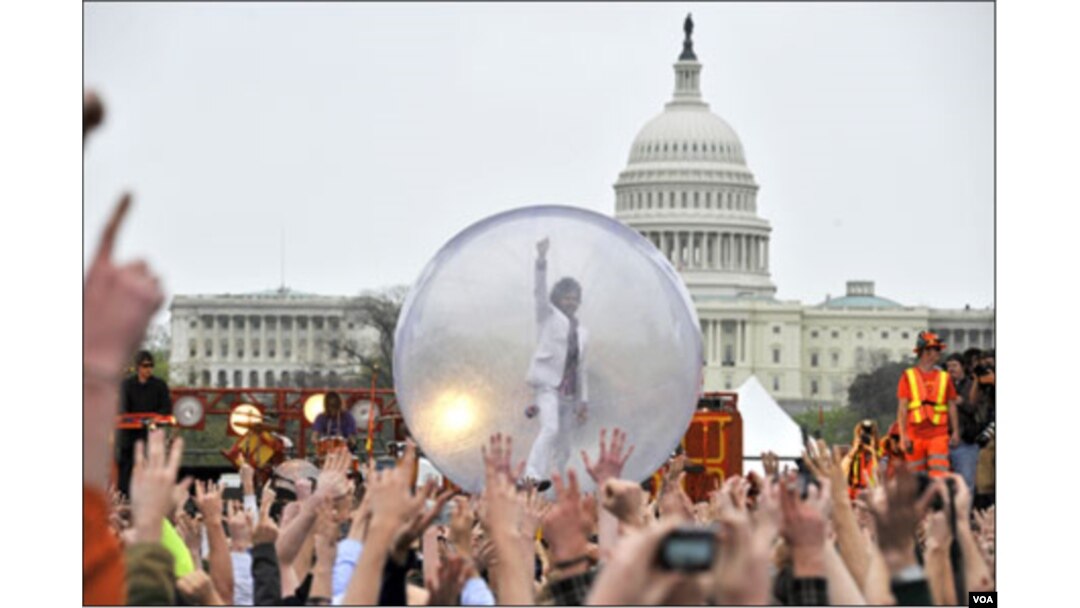 Puncak perayaan Hari Bumi di Washington DC, akan berlangsung hari Minggu, 25 April dengan konser berbagai musisi ternama (foto: dokumentasi)