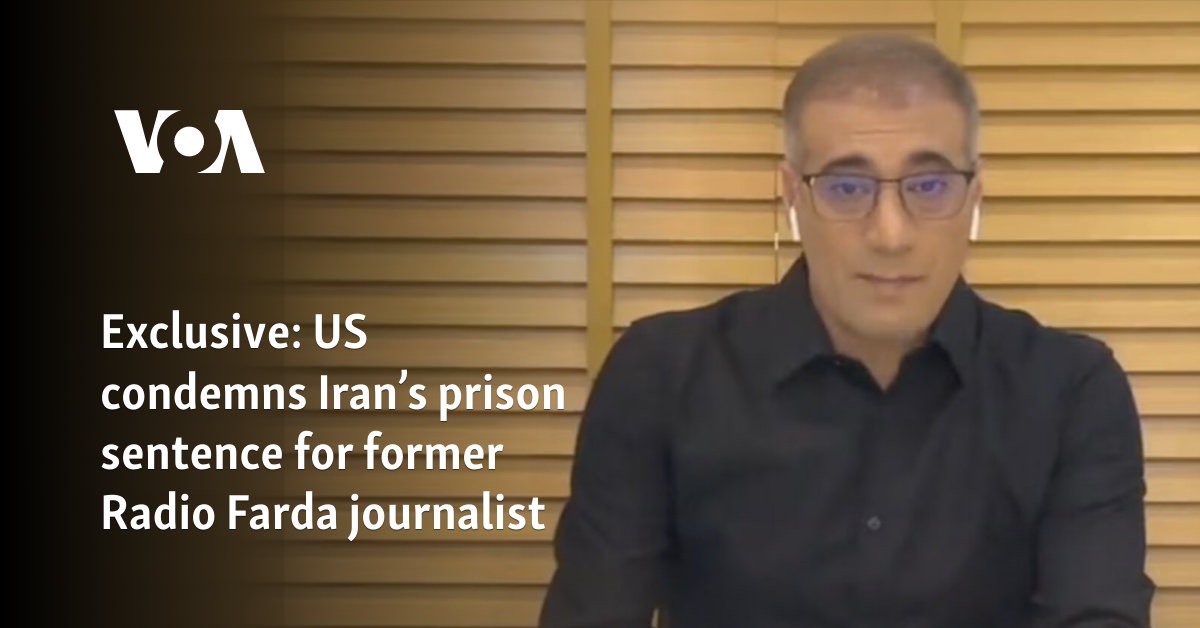 Exclusive: US condemns Iran’s prison sentence for former Radio Farda journalist 