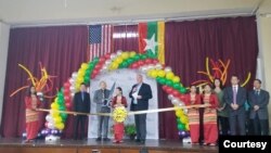 မြန်မာ-အမေရိကန် ပုဂ္ဂလိက ကုန်စည်ပြပွဲ ဖွင့်ပွဲမြင်ကွင်း။ (ဓာတ်ပုံ - Ethikvest Nature) အောက်တိုဘာ ၁၉၊ ၂၀၁၉