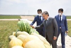 President Shavkat Mirziyoyev visiting Namangan, July 26, 2020