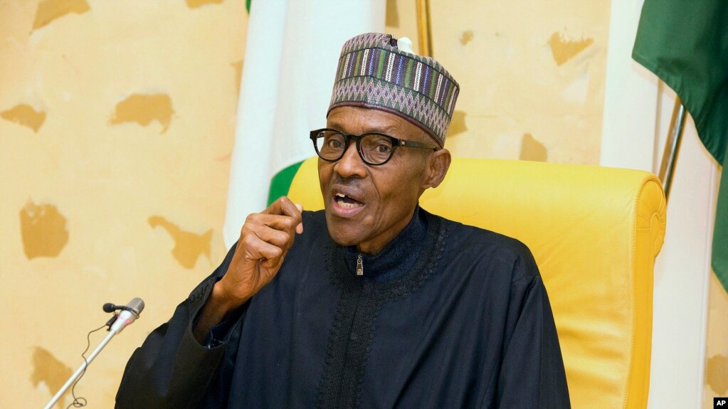 FILE - Nigeria President Muhammadu Buhari.