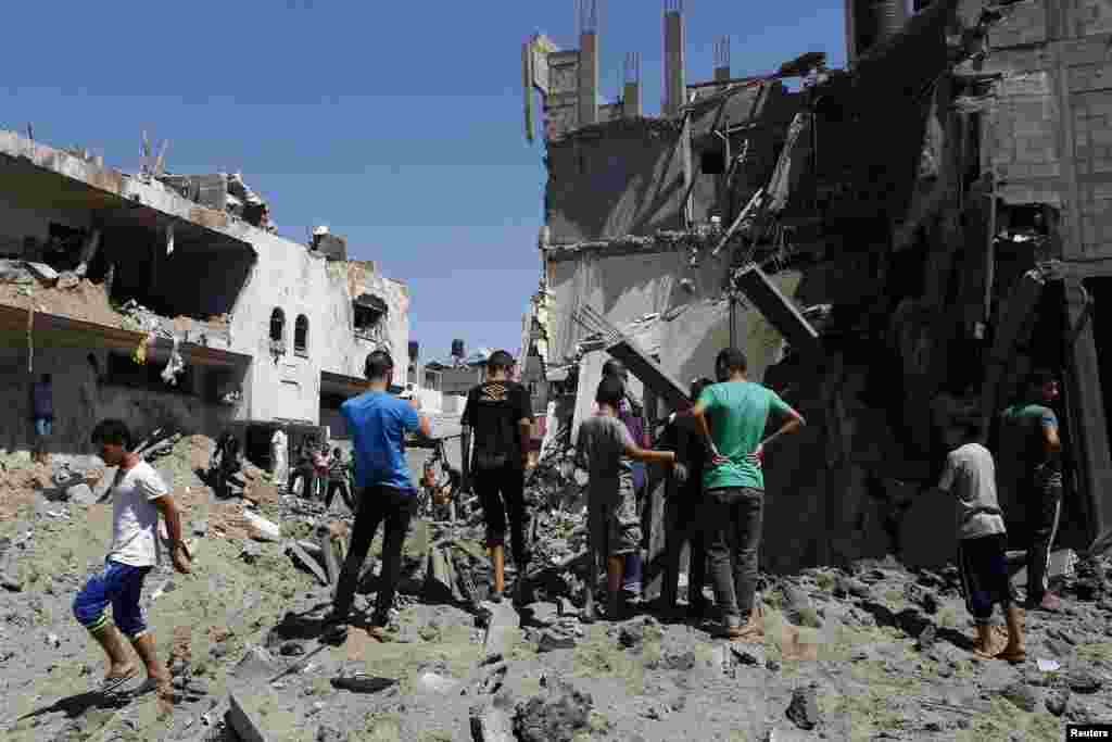 اسرائیل نے آٹھ جولائی کو غزہ میں حماس کے عسکریت پسندوں کے خلاف فضائی کارروائی شروع کی تھی۔
