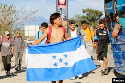 En fotos Caravana de migrantes hondure os sale rumbo a Estados Unidos