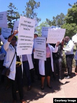 Doctors strike ...