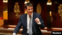 FILE - French Prime Minister Manuel Valls.