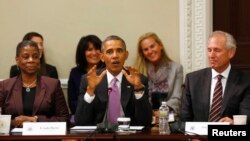 奥巴马总统9月18日在华盛顿举行的企业会议上