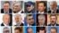 A combination of file photos show prominent Russian businessmen and officials on a U.S. sanctions list released by the U.S. Treasury Department in Washington, D.C. April 6, 2018. (Top, L-R) Oleg Deripaska, Vladimir Bogdanov, Suleiman Kerimov, Kirill Shamalov, Viktor Vekselberg, 