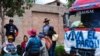 Los manifestantes participan en una protesta exigiendo la renuncia de la presidenta de Perú, Dina Boluarte, en Cuzco, Perú, el 2 de febrero de 2023.