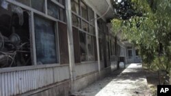 폭발이 일어난 칸다하르 시청