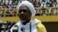 FILE - Mahmoud Dicko, the head of Mali's High Islamic Council, speaks during a rally at in Bamako, Aug. 12, 2012.