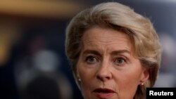 PICHA YA MAKTABA: Rais wa Jumuiya ya Ulaya Ursula von der Leyen 