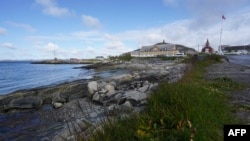 Pemandangan dari wilayah pesisir Nuuk di Greenland, pada 31 Agustus 2024. (Foto: AFP/James Brooks)