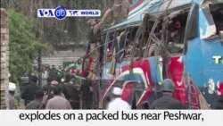 VOA60 World-  Bus Bombing Kills 15 in Pakistan