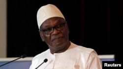 Le président malien Ibrahim Boubacar Keïta à Bamako, Mali, J2 juillet 2017. 