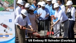 El embajador de EE.UU. en El Salvador inauguró la construcción de una planta de aguas residuales en El Salvador el miércoles, 27 de noviembre de 2019.