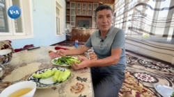 Numonjon Eraliyev, greenhouse manager in Sokh, Ferghana region, Uzbekistan, talks to VOA in June 2021.