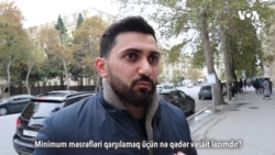 Sorğu: Minimum məsrəfləri qarşılamaq üçün nə qədər vəsait lazımdır?