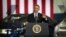President Barack Obama speaks to guests during a visit to Argonne National Laboratory in Argonne, Illinois, Mar. 15, 2013. 