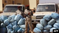 Les membres des forces de soutien rapide, l'unité controversée de contre-insurrection du Soudan à Khartoum, le 5 novembre 2017.