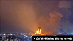 تصویر منتسب به بمباران کارخانه آلومینیوم سازی ایرالکو در اراک - سه‌شنبه ۱۸ فروردین