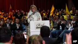 La presidenta interina de Bolivia, Jeanine Áñez, oficializó el viernes su candidatura a la presidencia en las elecciones del 3 de mayo.