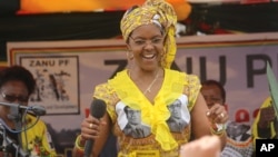 Zimbabwe First Lady Grace Mugabe.