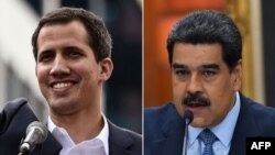 Venezuela está atrapada entre dos gobiernos, uno que lidera el presidente encargado Juan Guaidó, que tiene respaldo internacional, y el que representa Nicolás Maduro, apenas sin respaldo externo pero que tiene el apoyo de los militares de su país.