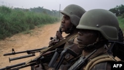 Wanajeshi wa FARDC wakiwa Kivu Kaskazini, DRC . Picha na PHILÉMON BARBIER / AFP.