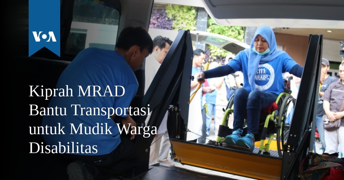 Kiprah MRAD Bantu Transportasi untuk Mudik Warga Disabilitas