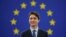 Canada's Prime Minister Justin Trudeau arrives to adress the European Parliament in Strasbourg, France, Feb. 16, 2017. 