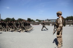 지난 2019년 7월 아프가니스탄 카불에서 나토가 지원하는 육군훈련소 퇴소식이 열렸다.