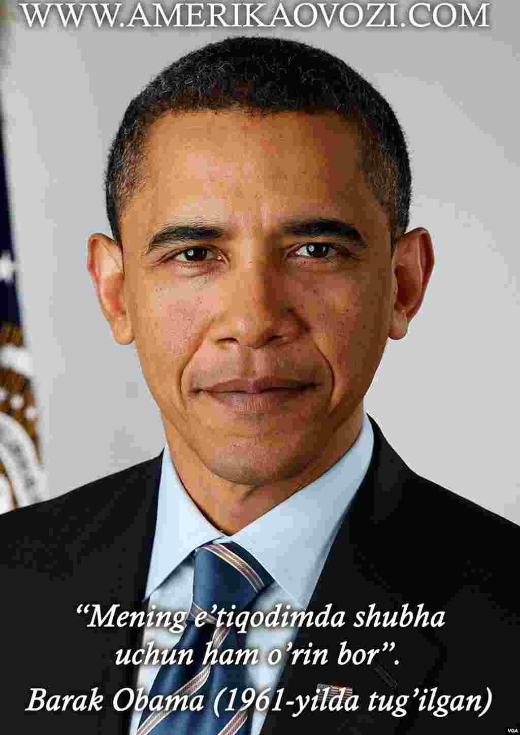 Barak Obama 2009-2017-yillarda Amerikaning 44-prezidenti sifatida faoliyat yuritgan