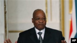 남아프리카 공화국의 제이콥 주마 전 대통령(자료사진).