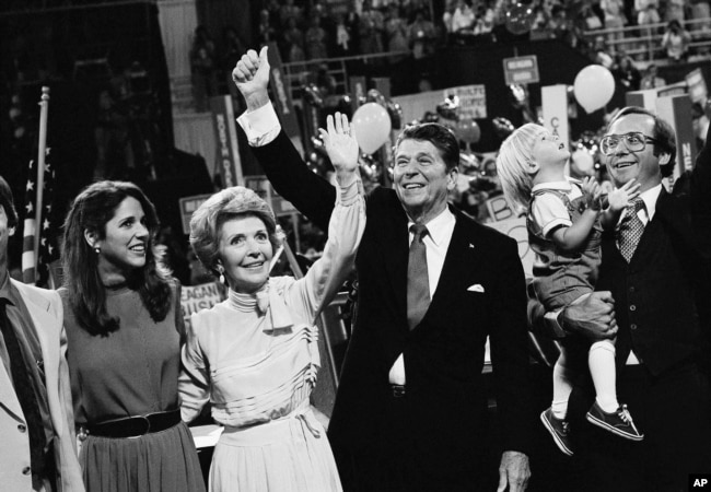 In 1980, the Republican Party finally nomatined Reagan and the party's candidate for president.