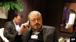 Jamal Khashoggi, journaliste saoudien, à Davos, Suisse, le 29 janvier 2011.