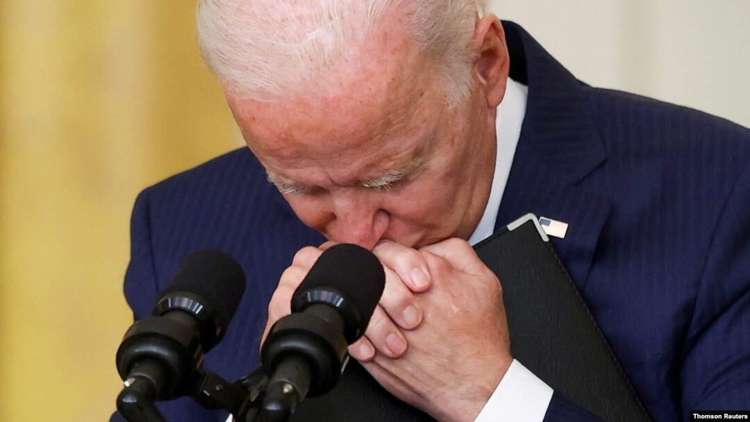 U.S. President Joe Biden delivers remarks about Afghanistan, in Washington
